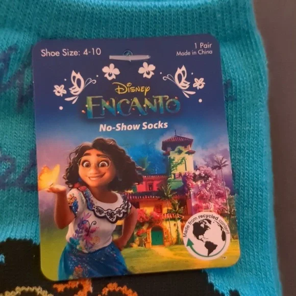 Disney encanto Don't talk about Bruno no show socks new - Picture 3 of 4